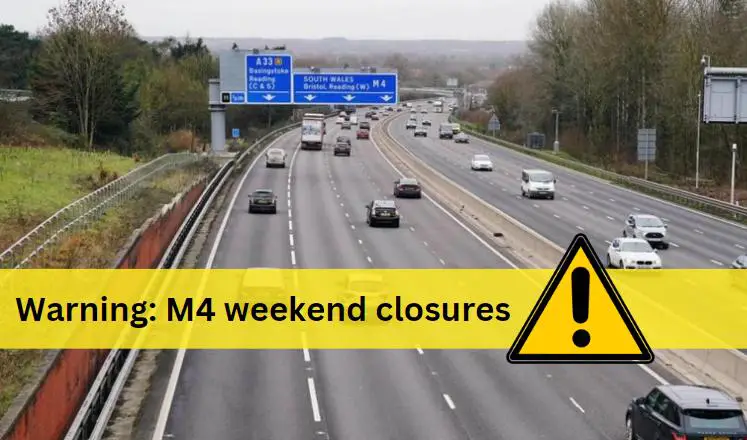 M4 Closure Alert Essential Bridge Repairs Continue