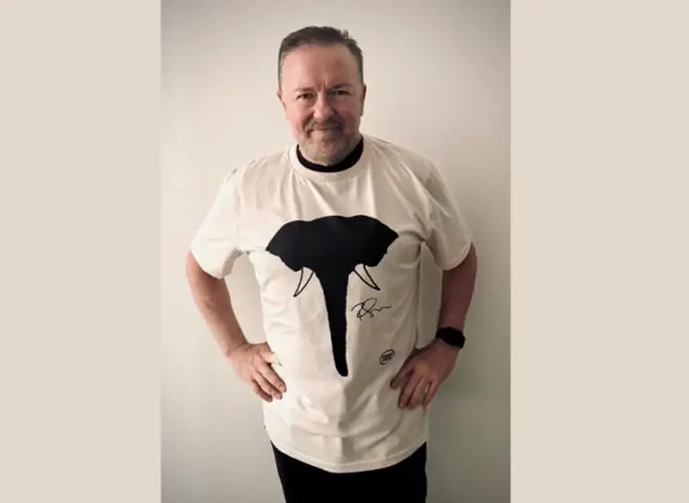 Ricky Gervais Designs Eco Friendly Tshirt