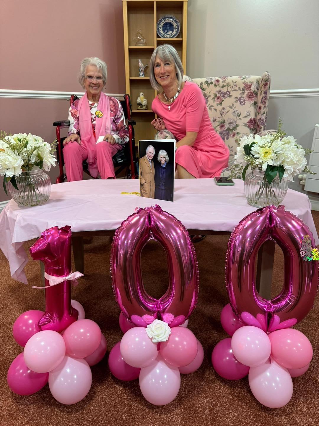 Windsor Care Home Resident 100th Birthday