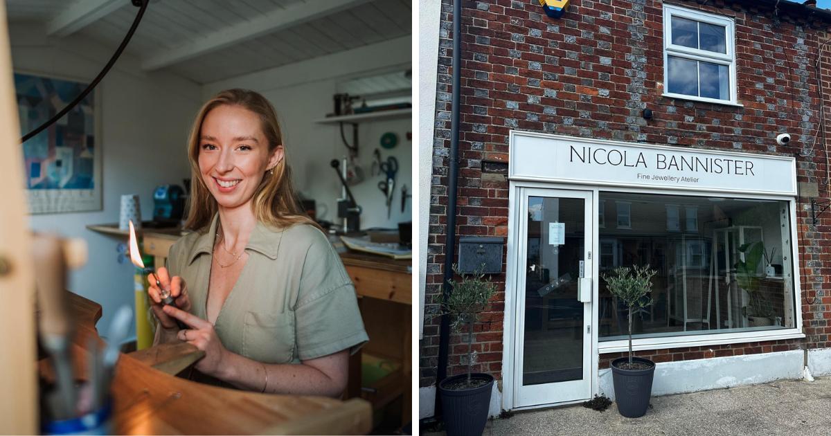 Woman Opens New Jewellery Shop And Workshop In Pangbourne