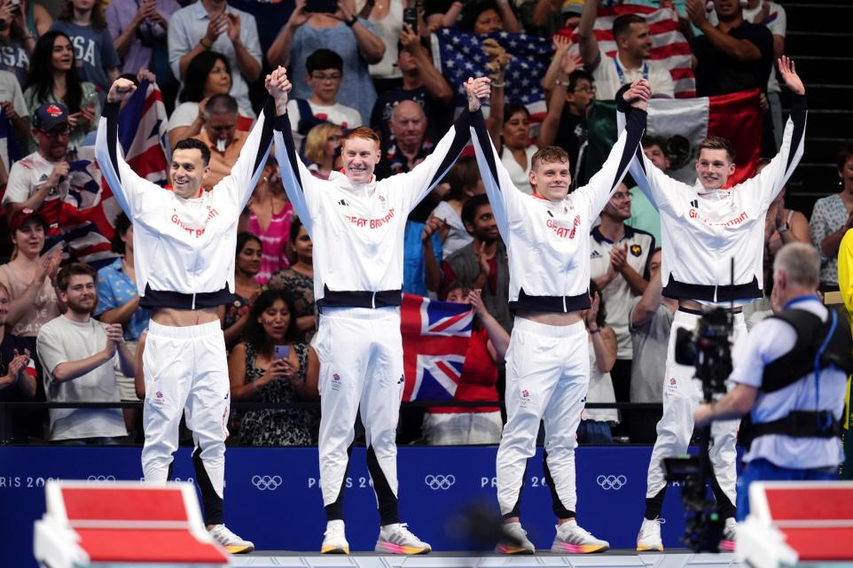 Berkshire's Tom Dean Wins Olympic Gold With Men's Relay Team In Paris