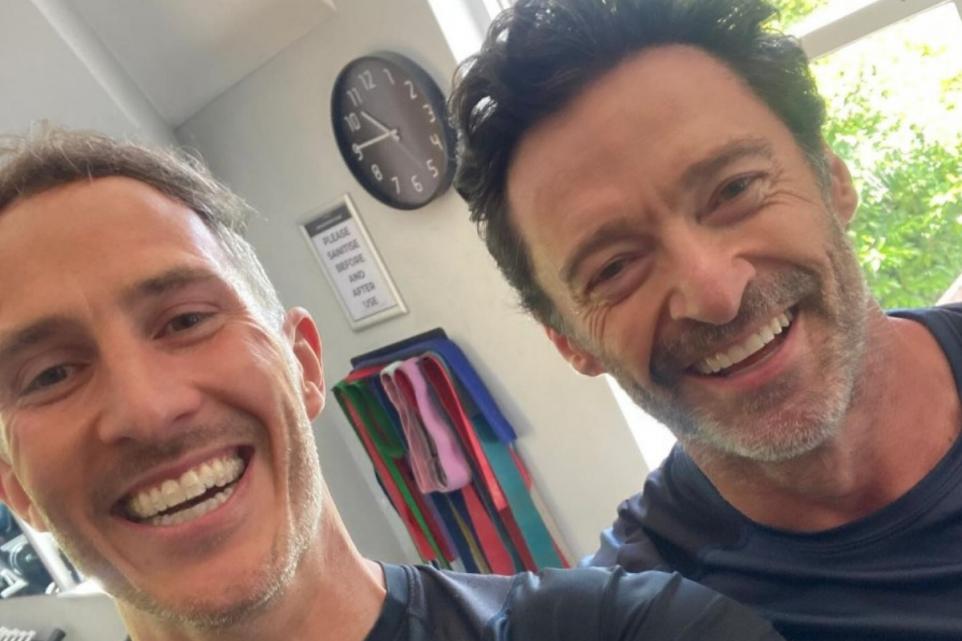 Hugh Jackman Visits Henley Gym While Filming Three Bags Full