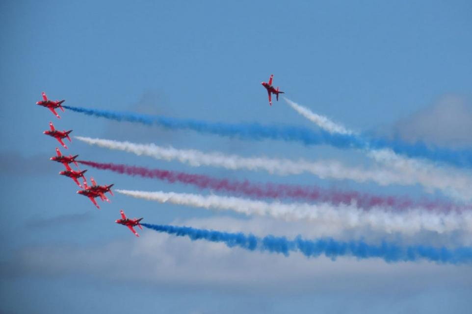 Berkshire Skies Host Red Arrows Summer Shows