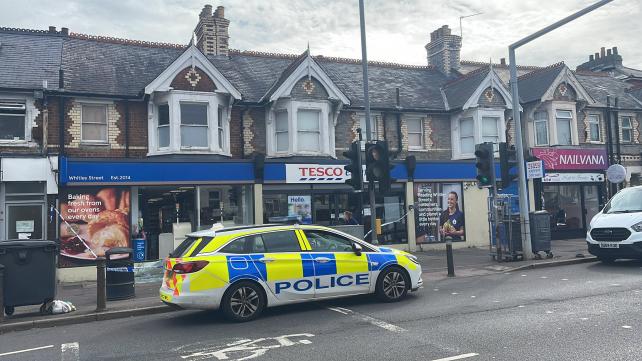 Whitley Street Tesco Cordoned Off After Break In