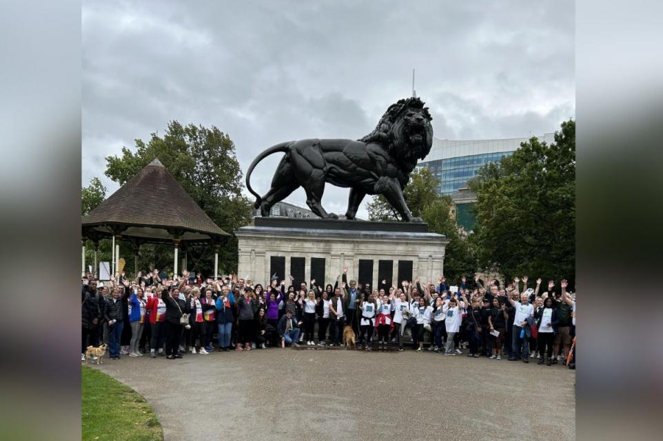 Legal Professionals Walk To Support Free Legal Advice Centers