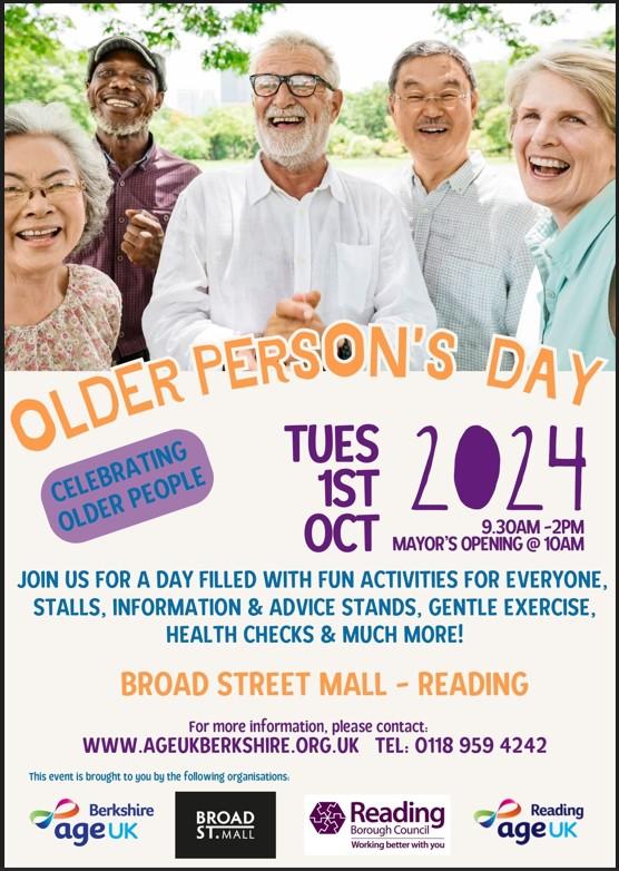 Reading Celebrates Older People's Day With Free Community Event