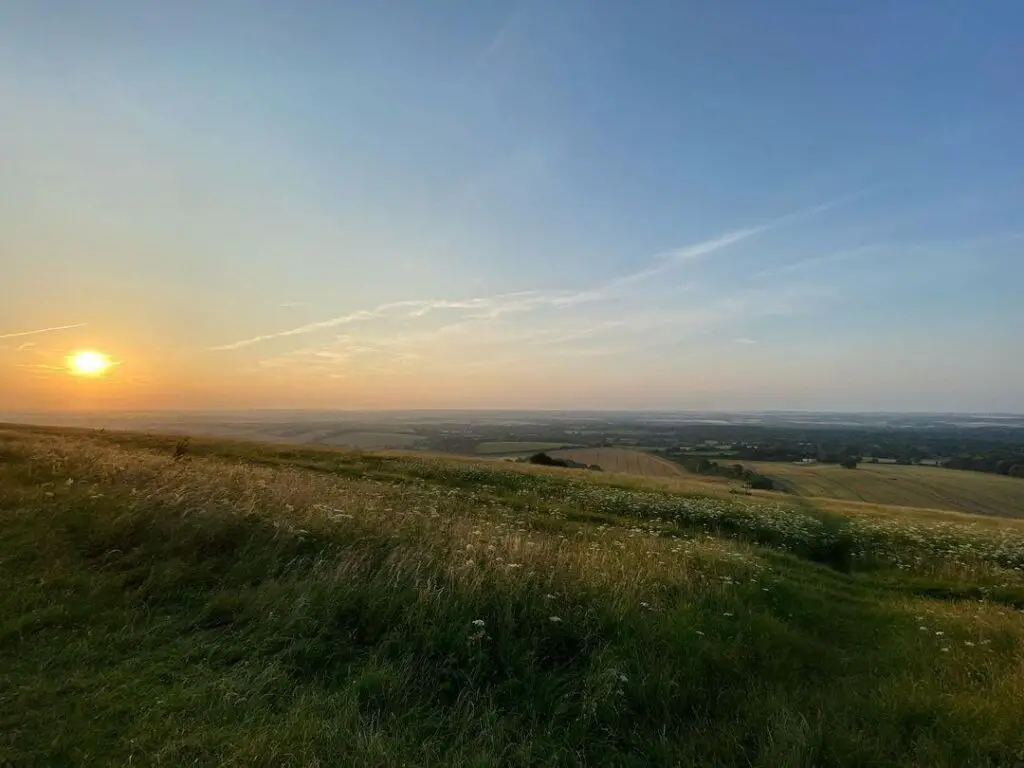 Exploring Walbury Hill's Summit