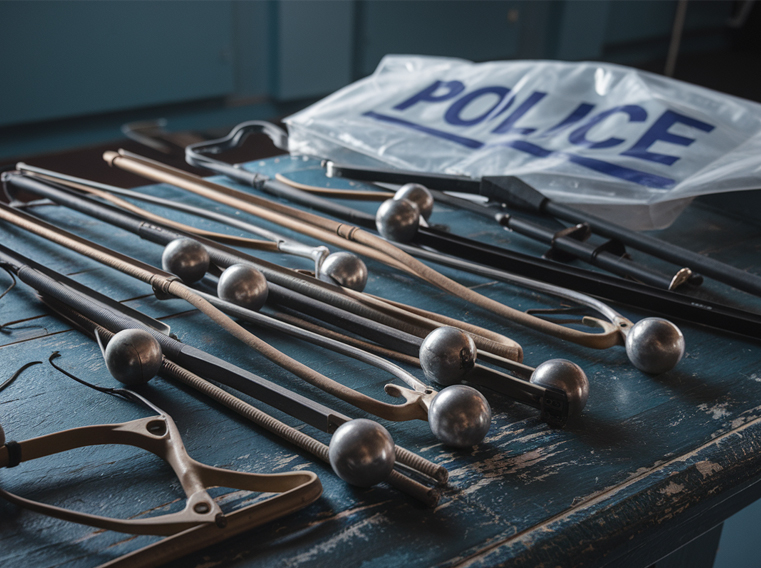 Public Warning Thames Valley Police Seize Catapults And Ball Bearings