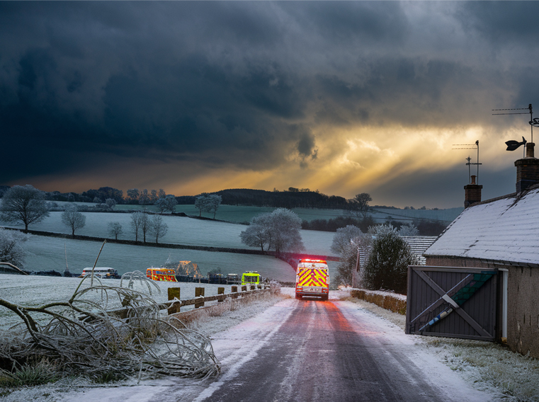 Severe Yellow Weather Warning In County January 4 5